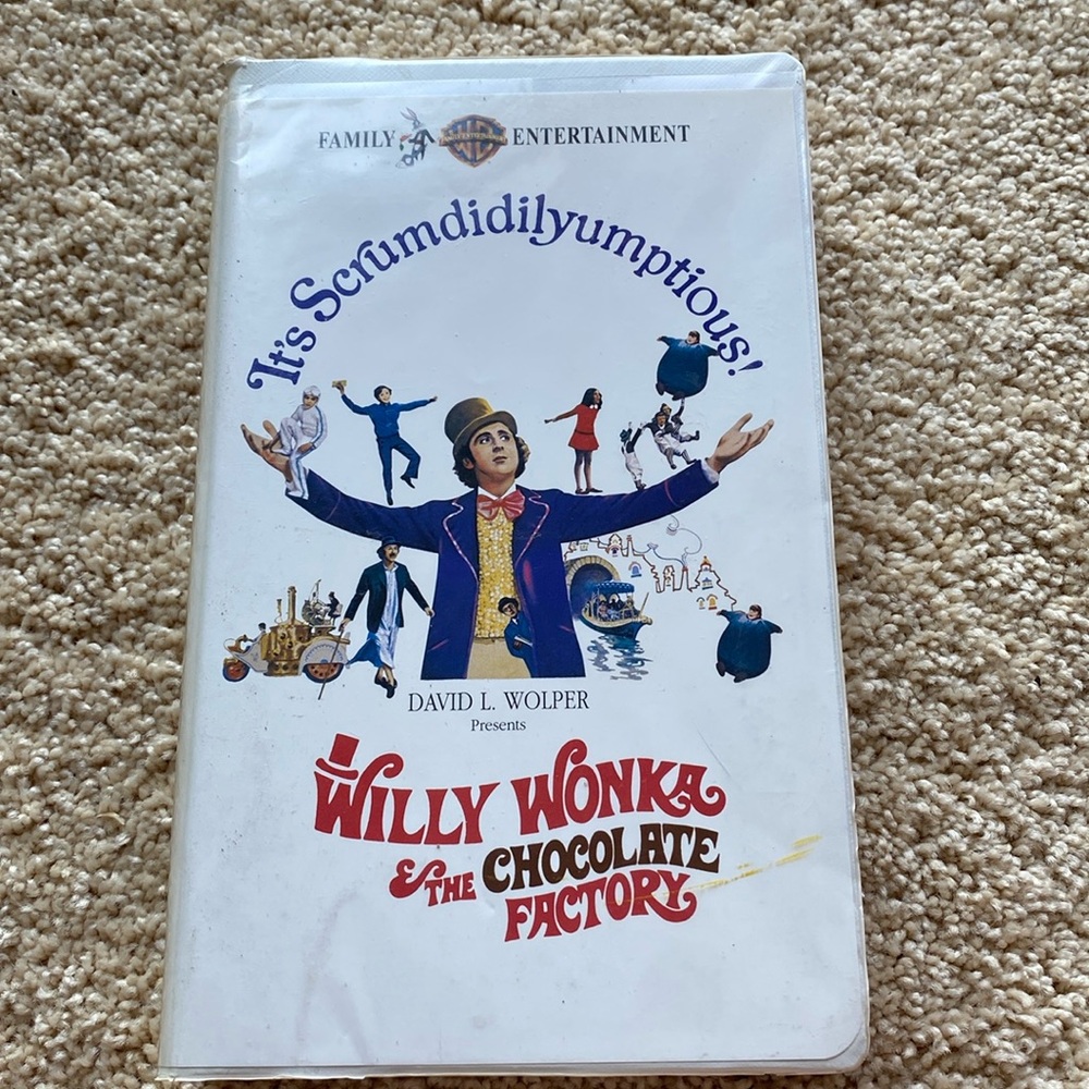 Vintage Willy Wonka VHS